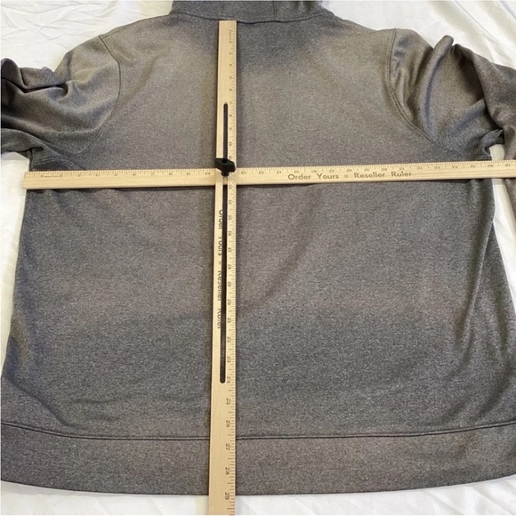 Under Armour Men’s Storm Hoodie Gray Red Logo Pullover Sweatshirt Size XL - Picture 5 of 5